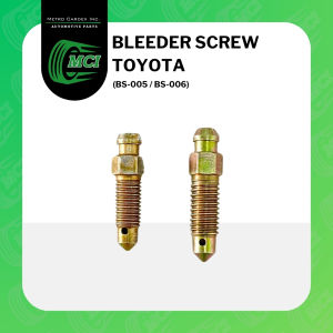 BLEEDER SCREW for Toyota Tamaraw Fine Thread Oil Drain Deflation Brake 6 6.5mm 7 7.5mm Truck Motor