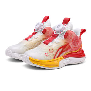 Sepatu basket anak Sepatu kets gesper putar sepatu lari