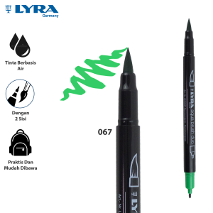 LYRA Spidol / Pulpen Warna 1 Pcs Dual Tip 002 - 082 Aqua Brush Duo Spidol Kuas LYR-6520002