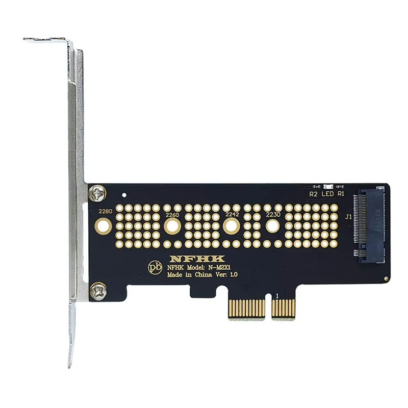 NVMe PCIe NGFF SSD to PCIe X1 Adapter Card PCIe X1 to Card
