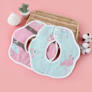 WONDER Celemek Baby Slabber Bayi Bib Kain Air Liur / Bib Bayi / Bib Bulat / Slabber Bayi / Baby bib