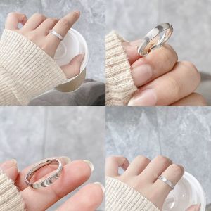 Lymphatic Magnetic Therapy Cat Eye Ring Titanium Steel Solid Ring Cat Eye Colorless Jewelry Couple Ring Gold Ring Lymphatic Ripple Ring