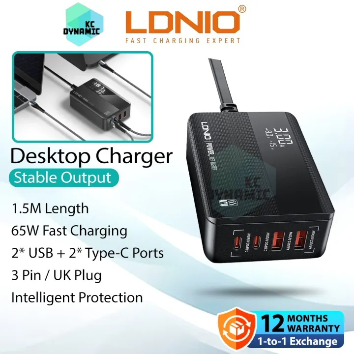 LDNIO A4808Q 65W Extension Desktop Charger Adapter 65W Charger 100W Fast Charging Charger LDNIO A4809C 100W Charger Laptop Charger LDNIO Charger Adaptor