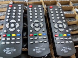 Điều khiển đầu thu VTC Digital 1900 1530 nhánh 1 Remote dùng cho tivi Điều khiển đầu thu VTC Digital