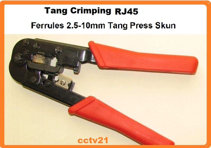 Tang Press Rj 485 Tang Crimping RJ45 Ferrules 2.5-10mm Tang Press Skun | Lazada Indonesia