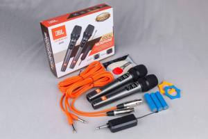 ✅100% Good Quality 🅹🅱🅻 200S Microphone Dual Use UHF Professional Wireless and Wired Microphone With Rechargeable Battery Type-C Complete Accessories in the box