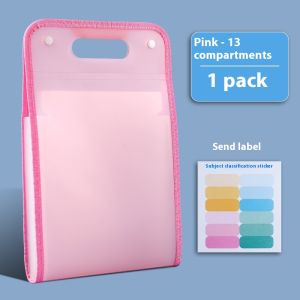 HANGDIAN  A4 đứng Di động Túi đựng tài liệu tổ chức với 13 khoang