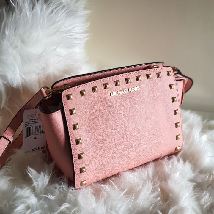 Michael kors store crossbody with studs