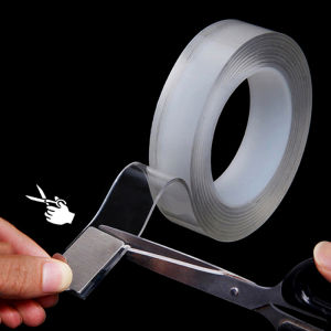 Fantic 1 2 3 5M Nano Tape Double Sided Tape Transparent Reusable Waterproof Adhesive Tapes Cleanable Kitchen Bathroom Supplies Tapes