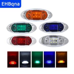 [COD] EHBqna SPORTS ไฟสัญญาณ6LED อัตโนมัติ12V 24V 1ชิ้นไฟเลี้ยวข้างรถบรรทุกโคมไฟอเนกประสงค์กันน้ำกว้าง