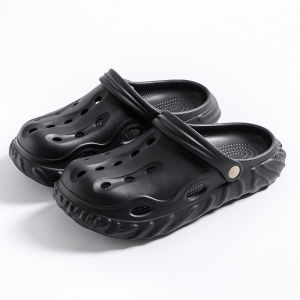 [Free Shipping] 2026 MenS Clog Shoes EVA Thick-Soled Non-Slip Breathable Dual-Purpose Indoor Outdoor Closed-Toe Shoes Negative Heel Shoes