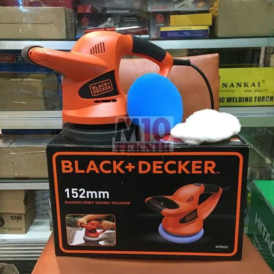 Black Decker KP600 B1 152mm Random Orbit Waxer Polisher 60W