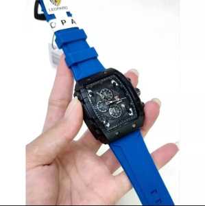 TERLARIS - JAM TANGAN LEOPARD PRIA JAM TANGAN PRIA DEWASA ELEGAN DAN MEWAH ANTI AIR CHORONO VARIASI FREE GELANG WATCHESS RANDOM