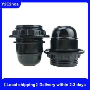 【Local shipping】 Black Period Style Screw E27 Light Bulb Lamp Holder Pendant Socket New