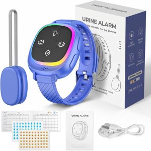FLYING Wearable Wireless Bedwetting Alarm Portable Vibrating Urine Reminder Device USB Rechargeable Urine Moisture Alarm Boys and Girls