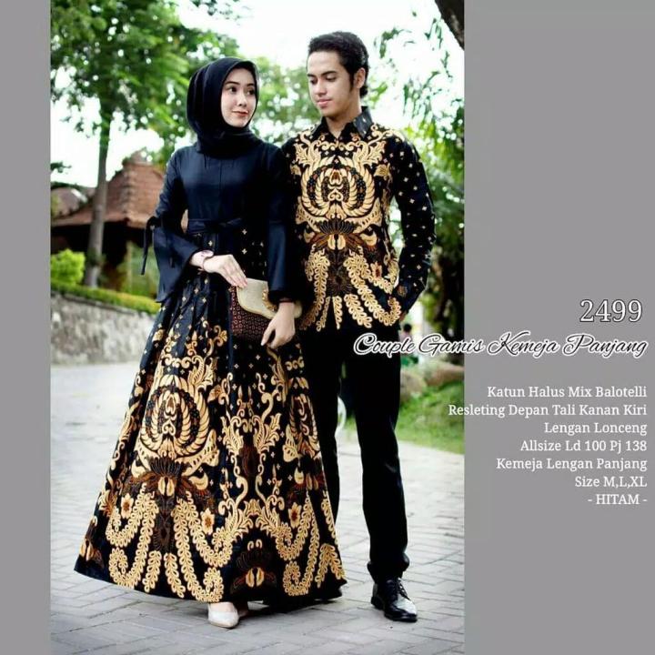BAYAR DITEMPAT Baju Batik Couple Baju Muslim Wanita Terbaru
