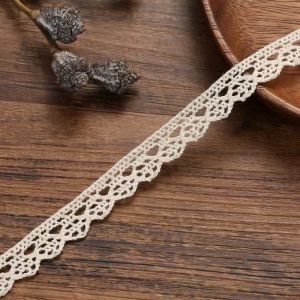 [Đang bán chạy đa năng] Ren sợi bông đục lỗ kèm phụ kiện quần áo trang trí váy thủ công tự làm khăn trải bàn rèm vải vật liệu trang trí