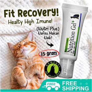 SEMPATI Nutrition Gel+ Nutrition Gel Plus 15 Gram Multivitamin Kucing Anjing Cat Kitten Adult Anabul Vitamin Nutrisi Kulit Bulu Jaga Imun Daya Tahan Tubuh Tambah Nafsu Makan