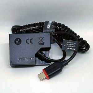 Adapter DC Coupler Baterai Dummy Fujifilm X-E4 X-T30 X-T200 X-T100 X-A7 X-A5 X-A3 X-T20 X-T10 X-T2 X-T1 NP-W126 NP-W126S Kingma