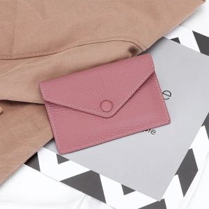Royal Bagger Card Holder for Women Genuine Cow Leather Large Capacity Coin Purse Fashion Simple Ultra Thin Short Wallet 2215