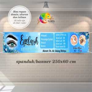 Cetak Spanduk Banner Salon Eyelash Extension