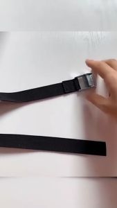 1/2/3 Mters*2.5cm Black Tie Down Strap Strong Ratchet Belt Luggage Bag Cargo Lashing