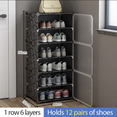 NEST Shoe Cabinet Plastic Adjustable Shoes Storage Cabinet Multi-Style Stackable Shoe Box Shoe Rack Cabinet