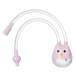 Baby Newborn Nasal Mucus Suction Aspirator Infant Nose Cleaner Snot Pump safe Anti-Reverse Cartoon