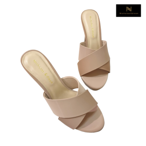 Nicholas Edison Heel Elga Sandal Platform Slip on Tali Silang Terbaru