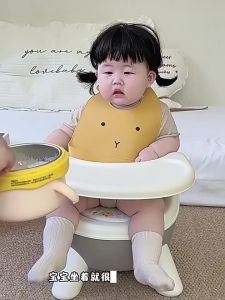 Baby Base Toddler Booster Seat for Kitchen Chair Easy-Clean Cushion Feeding Dining Stool Chair Stool