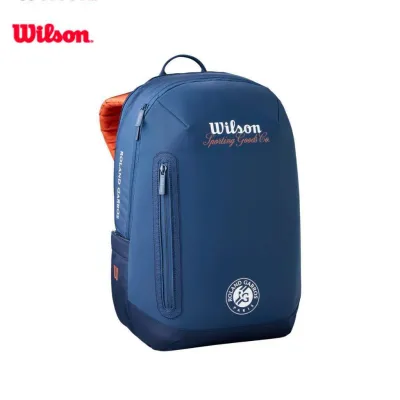 Wilson Roland Garros 2026 Sessionsoire Tennis Backpack Racket Section Spacious Gear Pocket WR8054001