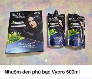 Nhuộm tóc bạc ZALESMAX NHUỘM NÂU PHỦ BẠC (500ml x2) bền màu lâu phai không bị trổ đỏ dễ dùng