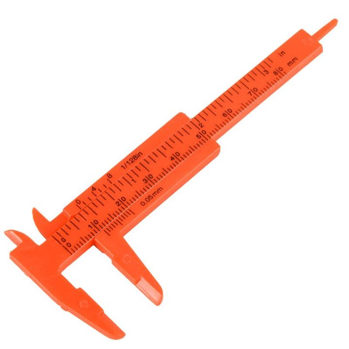 80mm Vernier Caliper Plastic Measuring Tools Mini Vernier Calipers 1mm ...