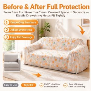 Disposable Dust Cover Elastic Band Dustproof Cover Household Appliance Furniture Protector Universal Dust Cover Home Storage Cleaning Accessories