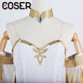 【COSER 77】Genshin Impact The Greater Lord Rukkhadevata Cosplay Costume Nahida Water Spun Yarn Dress Wig Ear Tattoo Necklace Hairpin Sumeru. 