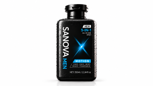 SANOVA MEN 5-in-1 All-in-One Wash Combo 2 Motion + Gentleman 350ml Mens Body Wash Shampoo