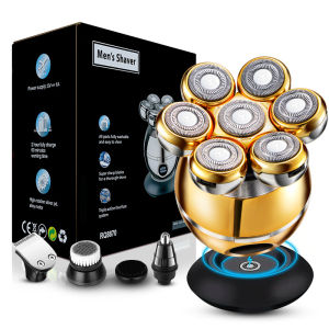 Lưỡi Dao Nổi 5 TRONG 1 7D Máy Cạo Râu Chạy Điện Có Đế Sạc Cho Nam Máy Tỉa Râu Clipper Đầu Hói Có Thể Sạc Lại Máy Cạo Râu Chạy Điện 2026