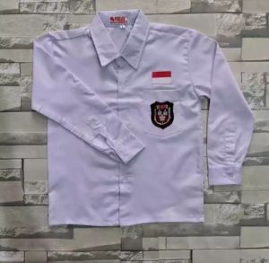 TERMURAH!!!Baju putih sd lengan panjang/BAJU PUTIH SD LENGAN PANJANG/BAJU SEKOLAH KELAS 1 SAMPAI 6 SD Terlaris