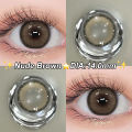 Magister คอนแทคเลนส์, คอนแทคเลนส์สายตาสั้น, OMG Brown, คอนแทคเลนส์ขนาดเล็ก, คอนแทคเลนส์สี, สีเทา, สีน้ำตาล, สีฟ้า, ขนาดมินิ, 1 คู่/2 เลนส์ + ฟรี. 