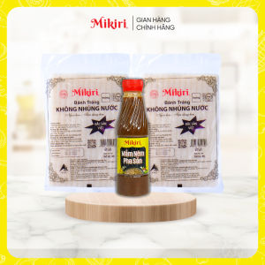 Combo lựa chọn - Đặc sản Bánh tráng cuốn MIKIRI kèm gia vị mắm nêm ( 2 bánh tráng Mikiri + 1 mắm nêm pha sẵn) banhtrang