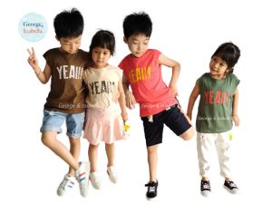 Boys Singlet/ Girl Singlet/ Kids Singlet/ Boy Sleeveless/ Girl Sleeveless/ Boy Shirt/ Children Singlet/ Baju Budak Lelaki/ Baju Budak Perempuan