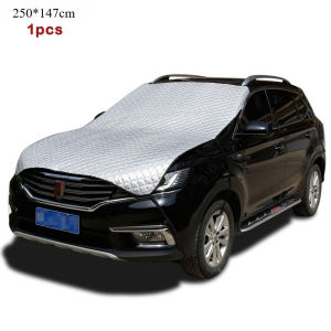 250*147Extended Windshield Snow/Sunshine Cover 5-Layer Protective Car Windshield Snow Sunshine Cover
