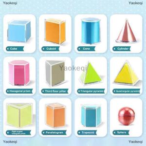 [COD] Yaokeqi Funy Perspective Geometry Solid Geometry Model Detachable Primary School Teaching Cube Rectangular Prism Teaching Tool