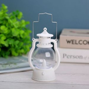 YERZ DIY Pony With Hanging Ornament Christmas Pendants Party Supplies Christmas Decoration Pony Lantern Led Light Oil Lamp