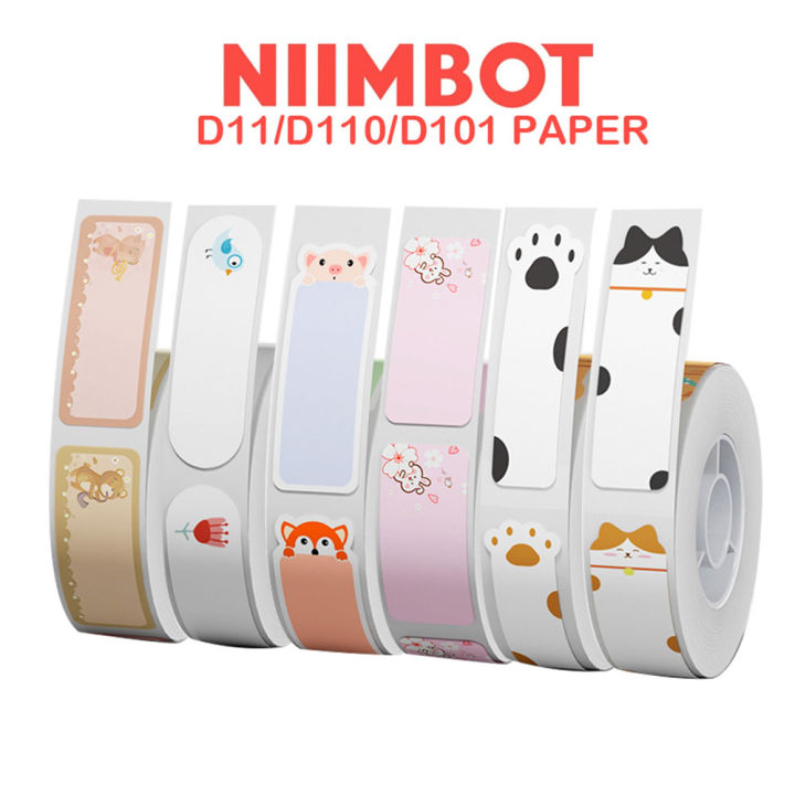 NiiMbot D11 Thermal Printing Label Paper Barcode Price Size Name Blank ...