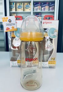 PIGEON SofTouch Wide-Neck PPSU Nursing Bottle 160ML / 240ML [00875/876] 贝亲SofTouch 宽颈 PPSU 奶瓶