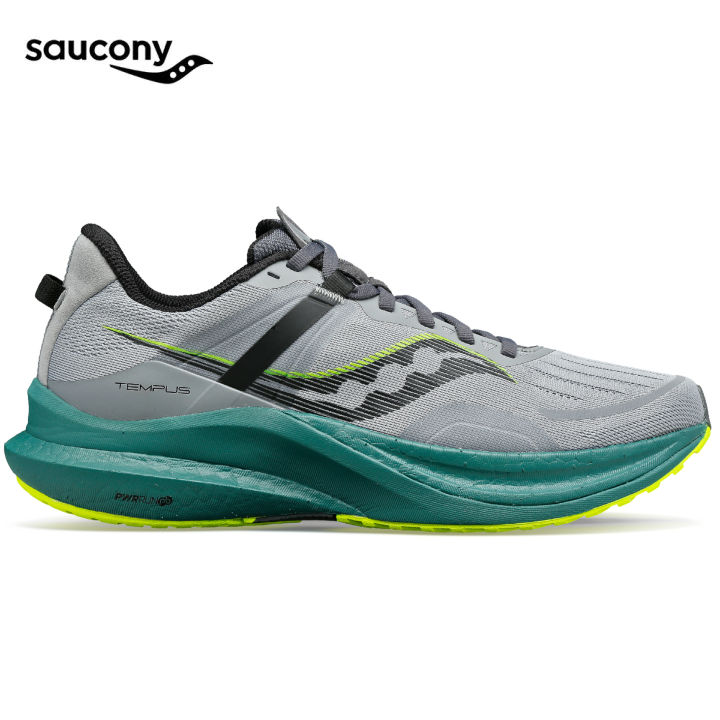 Saucony Men Tempus Wide Running Shoes Fossil Moss Lazada