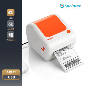 Gprinter เครื่องพิมพ์ฉลากสินค้า AE241 เครื่องปริ้นใบปะหน้า ปริ้นเตอร์ เครื่องพิมพ์ใบปะหน้า Thermal Printer
