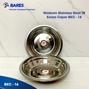Waskom Stainless Steel Korea Ceper Ukuran 16 BKC-16