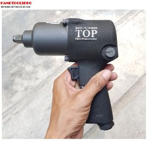 Máy Mở Tuýp Bằng Khí Nén 1/2 2 Búa Cao Cấp lực siết 746N.m TOP PAW-04006